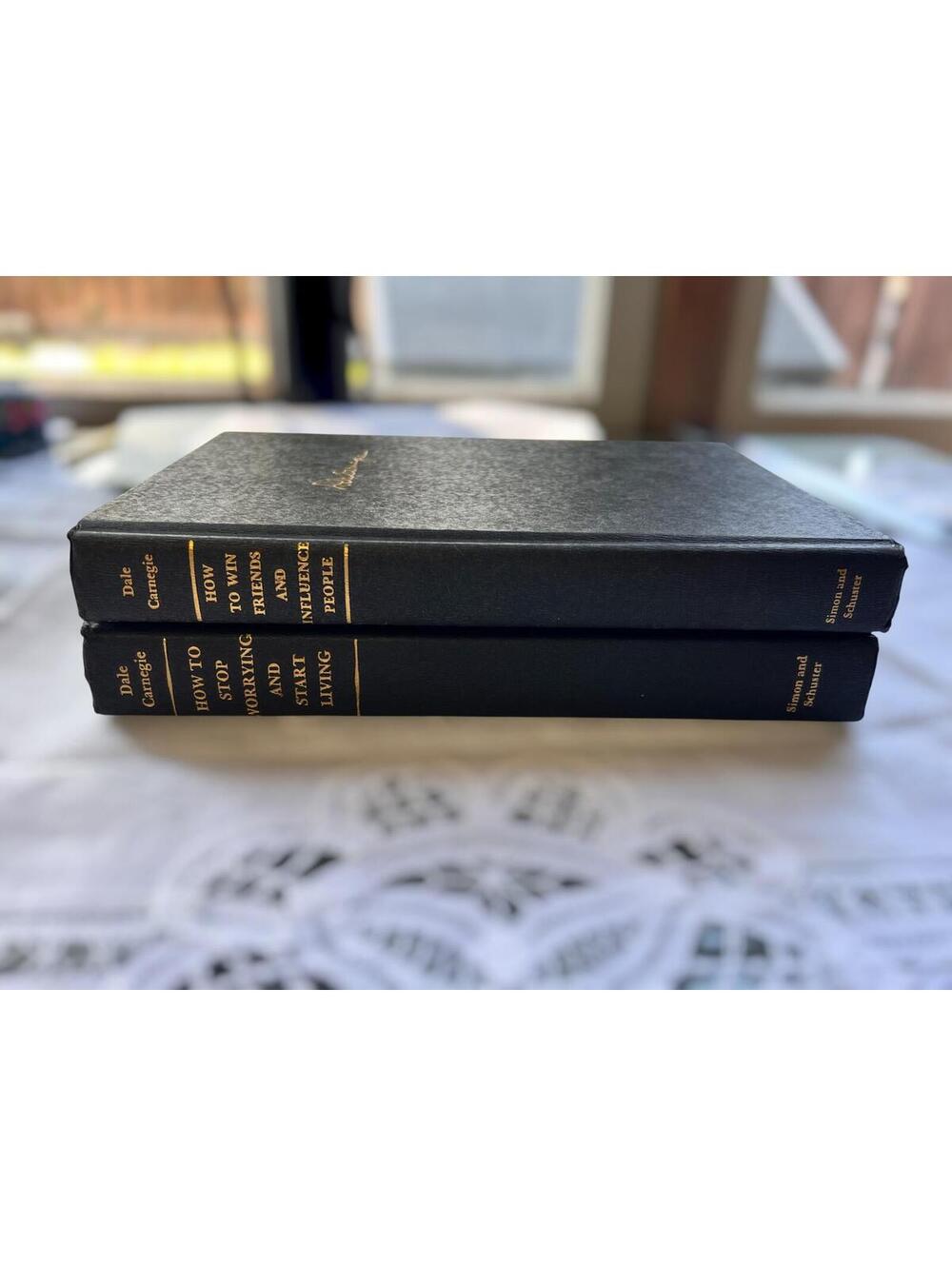 Lot of 2 Dale Carnegie How to Win Friends and Influence People & Stop Worrying